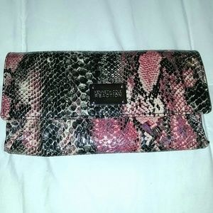 Kenneth Cole Reaction faux snake clutch